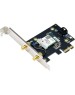 ASUS Сетевой адаптер Wi-Fi+ Bluetooth PCE-BE6500 (BE6500, PCI-Express, Bluetooth 5.4, 802.11a/b/g/n/ac/ax/be, 2.4/5/6ГГц) (PCE-BE6500)