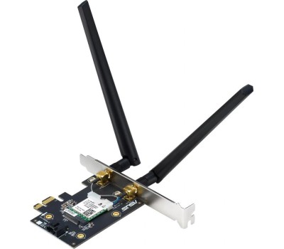 ASUS Сетевой адаптер Wi-Fi+ Bluetooth PCE-BE6500 (BE6500, PCI-Express, Bluetooth 5.4, 802.11a/b/g/n/ac/ax/be, 2.4/5/6ГГц) (PCE-BE6500)