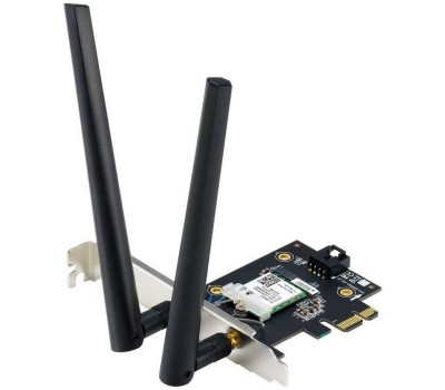 ASUS Сетевой адаптер Wi-Fi+ Bluetooth PCE-BE6500 (BE6500, PCI-Express, Bluetooth 5.4, 802.11a/b/g/n/ac/ax/be, 2.4/5/6ГГц) (PCE-BE6500)