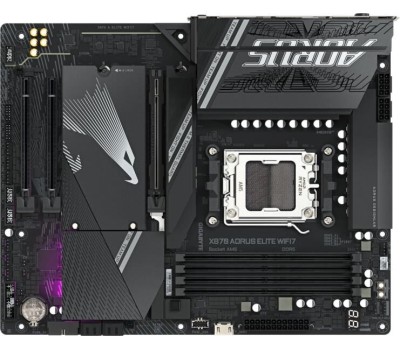 Материнская плата GIGABYTE Материнская плата X870M AORUS ELITE WIFI7, Socket AM5, AMD X870, mATX, Ret