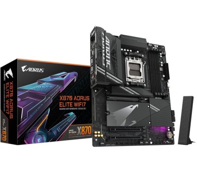 Материнская плата GIGABYTE Материнская плата X870M AORUS ELITE WIFI7, Socket AM5, AMD X870, mATX, Ret