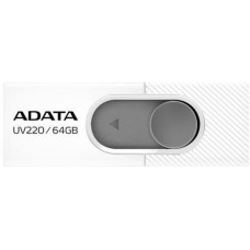 USB флэш-накопитель A-DATA 64GB UV220 белый/серый USB2.0 (AUV220-64G-RWHGY)