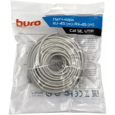 BURO Патч-корд UTP 4 пары cat5E CCA molded 30м серый RJ-45 (m)-RJ-45 (m)