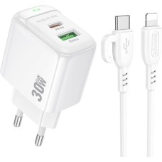 СЗУ BOROFONE (6941991113888) BAS45Aai 2USB 3.0A PD 30W QC3.0