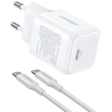 СЗУ UGREEN X513 (65013) с кабелем USB-C-USB-C (1 м.) White