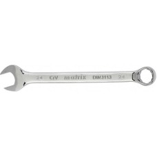 Комбинированный ключ MATRIX Ключ комбинированный, 24 мм, CrV, полированный хром 15169