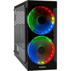 EXEGATE Корпус ATX i3 Matrix, Midi-Tower, без БП, черный [ex289022rus]