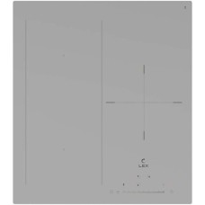 LEX Индукционная варочная поверхность EVI 431A GR, конфорок: 3 шт., стеклокерамика, независимая, серый