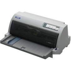 EPSON Принтер матричный LQ-690 Flatbed черно-белая печать, цвет серый [c11cj82402/c11ca13041/13051]