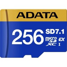 Карта памяти A-DATA Карта памяти microSDXC UHS-III Premier Extreme 256 ГБ, 800 МБ/с, Class 10, UD256GEX3L1-C, 1 шт., без адаптера