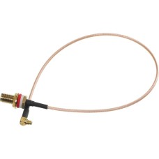 MIKROTIK Кабель ACMMCXRPSMA 0.26м белый MMCX (m)-RP-SMA (f)