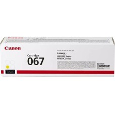 Картридж лазерный CANON Картридж лазерный 067Y 5099C002 желтый бар.в компл. (1250стр.) для LBP631/633/MF651/655/657