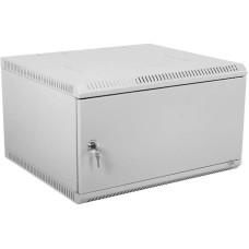 ЦМО Шкаф коммутационный ШРН-Эконом (ШРН-Э-6.500.1) настенный 6U 600x520мм пер.дв.металл 75кг серый 470мм 14.5кг 180град. 345мм