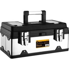 DEKO Ящик для инструментов Tool box 18M 18л 1отд. 2карм. серебристый/черный (085-3002)