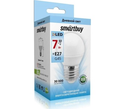 Светодиодная лампа SMARTBUY (SBL-G45-07-40K-E27) 7W/4000/E27
