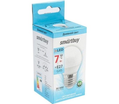 Светодиодная лампа SMARTBUY (SBL-G45-07-40K-E27) 7W/4000/E27