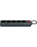 Фильтр сетевой DEFENDER (99485) ES сет.фильтр 5роз - 3м - (пакет) черный