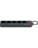 Фильтр сетевой DEFENDER (99485) ES сет.фильтр 5роз - 3м - (пакет) черный