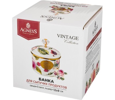 Емкость для хранения AGNESS 950-033 ВИНТАЖ 1л