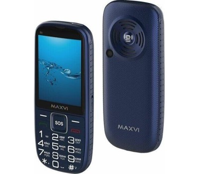 МОБИЛЬНЫЕ ТЕЛЕФОНЫ СТАНДАРТ GSM MAXVI B9 BLUE (2 SIM)