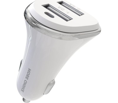 АЗУ MORE CHOICE (4627151191423) AC22a 2USB 2.4A для Type-C White