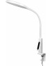 Настольный светильник CAMELION KD-837 C01 белый (LED Свет-к наст.,на струбц., 7Вт,230В,450лм,сенс.рег.ярк и цвет.темп,USB-5В,1А )