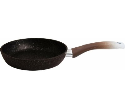 Сковорода KUKMARA смк18401а а/пр литая 18см Кофейный мрамор