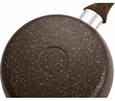 Сковорода KUKMARA смк18401а а/пр литая 18см Кофейный мрамор