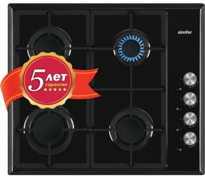 Варочная поверхность газовая SIMFER H60Q40B416