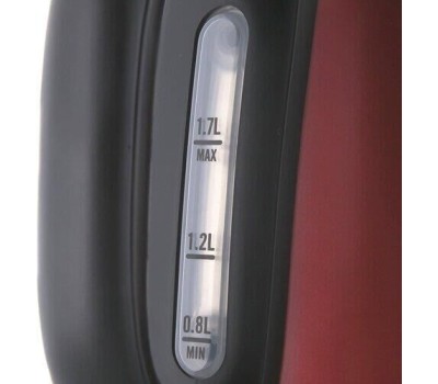 TEFAL KI270530 Чайник, 1.7л, 2400Вт, красный/черный