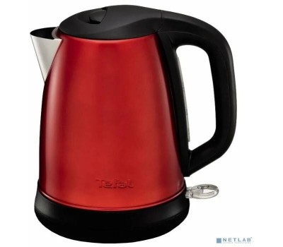 TEFAL KI270530 Чайник, 1.7л, 2400Вт, красный/черный