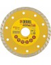 Отрезной алмазный диск DENZEL Диск алмазный, отрезной Turbo, 125 х 22.2 мм, сухая резка Denzel 73108