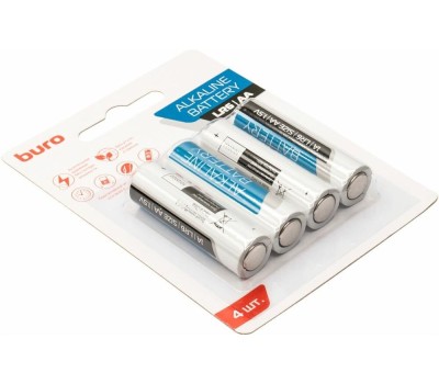 BURO Батарея Alkaline LR6 AA (4шт) блистер