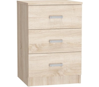 Комод НК-МЕБЕЛЬ ЛОФТ комод 420 с 3-мя ящиками Дуб Сонома 72230011 (1 кор.)