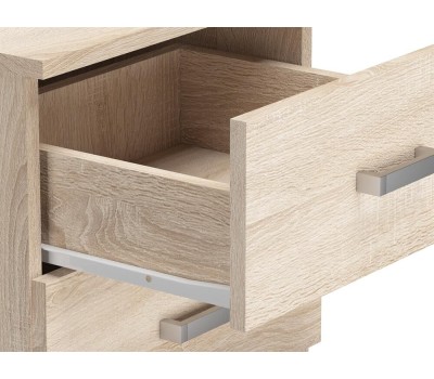 Комод НК-МЕБЕЛЬ ЛОФТ комод 420 с 3-мя ящиками Дуб Сонома 72230011 (1 кор.)