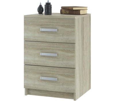 Комод НК-МЕБЕЛЬ ЛОФТ комод 420 с 3-мя ящиками Дуб Сонома 72230011 (1 кор.)