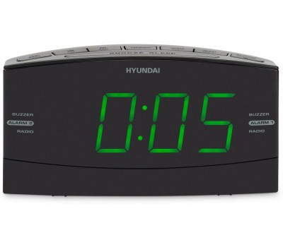 Радиобудильник HYUNDAI Радиобудильник H-RCL238, черный