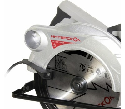 Циркулярная пила ИНТЕРСКОЛ (дисковая) ДП-185/1400М 1400Вт (ручная) D диска.:185мм (785.1.0.70)