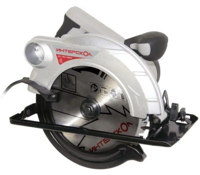 Циркулярная пила ИНТЕРСКОЛ (дисковая) ДП-185/1400М 1400Вт (ручная) D диска.:185мм (785.1.0.70)