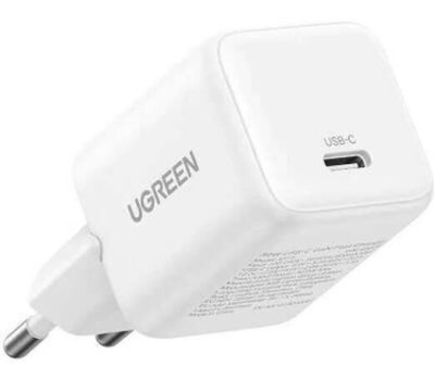 СЗУ UGREEN X513 (65013) с кабелем USB-C-USB-C (1 м.) White