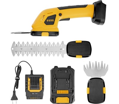 Ножницы-кусторез аккумуляторные DENZEL Ножницы-кусторез аккумуляторные GS-20, Li-Ion, 20 В //