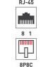 REXANT Переходник сетевой LAN, гнездо 8Р8С (RJ-45) - гнездо 8Р8С (RJ-45)