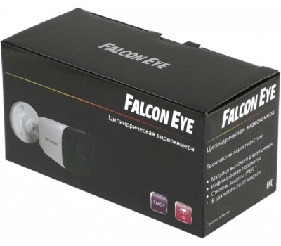 Камера видеонаблюдения FALCON EYE Камера видеонаблюдения аналоговая FE-MHD-BP2e-20, 1920х1080 pix, 2.8 мм, белый
