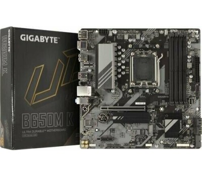 Материнская плата GIGABYTE Материнская плата B650M K, Socket AM5, AMD B650, mATX, Ret