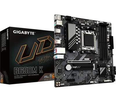 Материнская плата GIGABYTE Материнская плата B650M K, Socket AM5, AMD B650, mATX, Ret