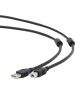 Gembird/Cablexpert CCF2-USB2-AMBM-15 USB 2.0 Pro Кабель , AM/BM, 4.5м, экран,2феррит.кольца, черный, пакет
