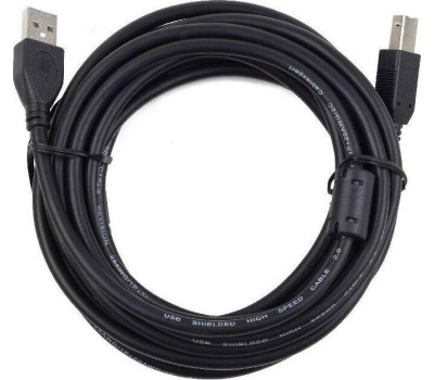 Gembird/Cablexpert CCF2-USB2-AMBM-15 USB 2.0 Pro Кабель , AM/BM, 4.5м, экран,2феррит.кольца, черный, пакет