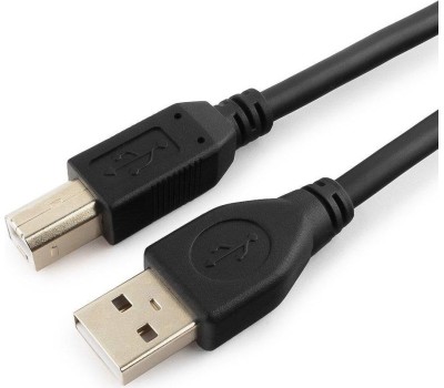 Gembird/Cablexpert CCF2-USB2-AMBM-15 USB 2.0 Pro Кабель , AM/BM, 4.5м, экран,2феррит.кольца, черный, пакет
