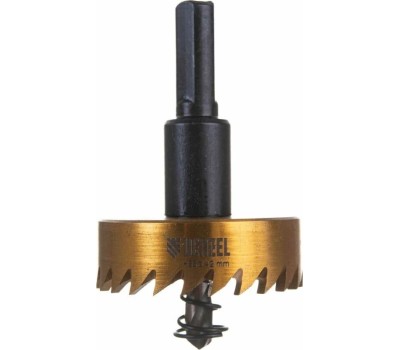 Коронка DENZEL Коронка по металлу HSS, 42 мм, нитридтитановое покрытие 724114