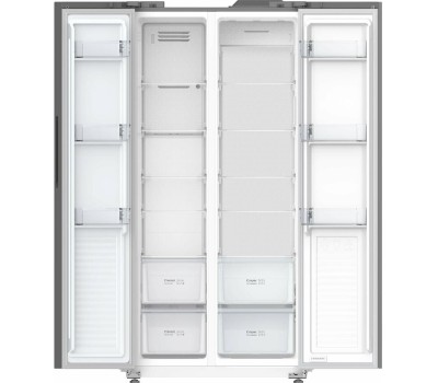 Холодильник MAUNFELD Холодильник двухкамерный MFF177NFSE Total No Frost, Side by Side, инверторный нержавеющая сталь